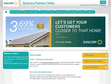 Tablet Screenshot of businesspartners.suncorp.com.au